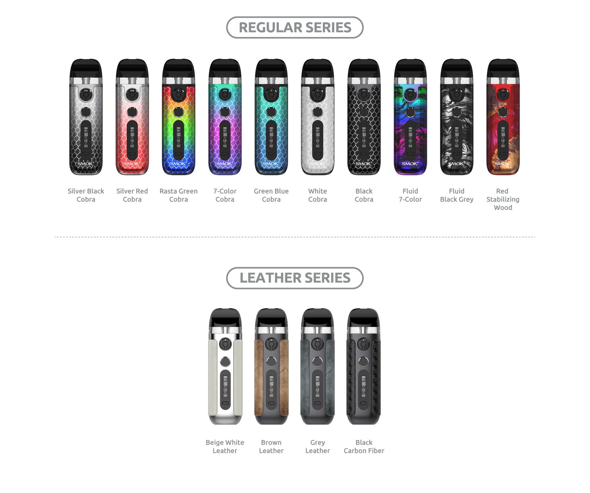 Дизайн та Кольори SMOK Novo 5 Kit